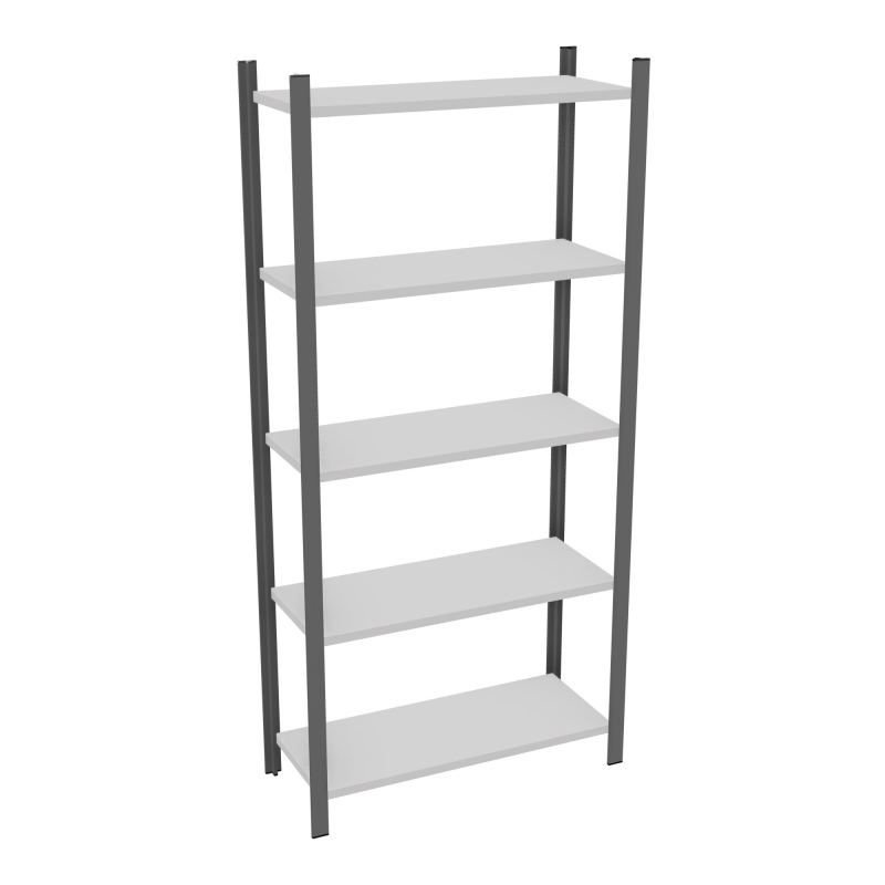 RAYONNAGE H200XL90CM - 5 TAB -PEINT - ELEMENT DEPART