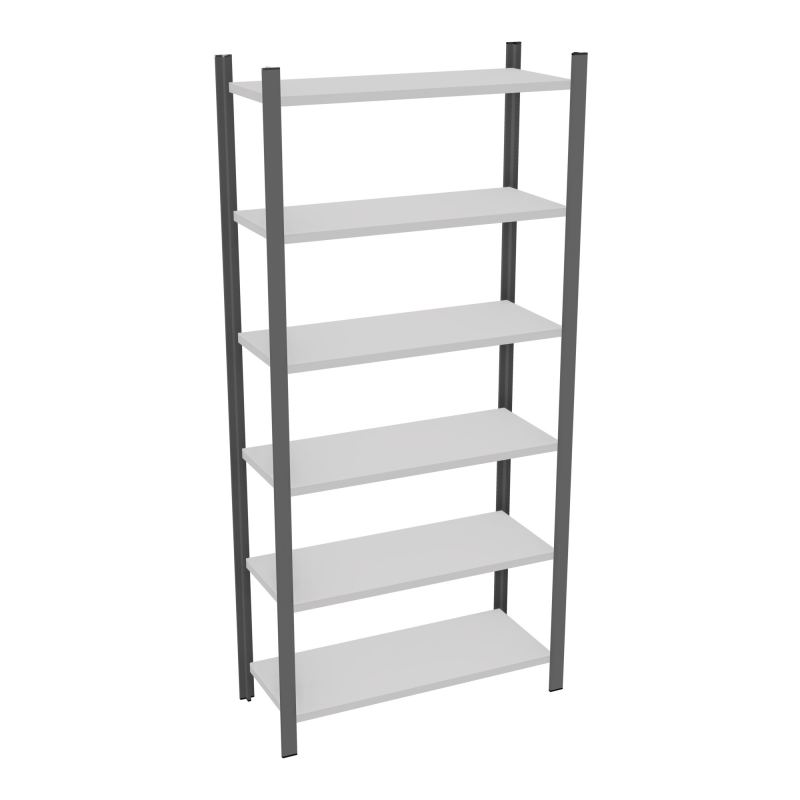 RAYONNAGE H200XL90CM - 6 TAB -PEINT - ELEMENT DEPART