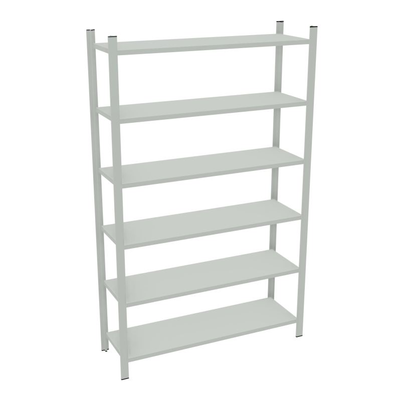 RAYONNAGE H200XL120CM - 6 TAB- GALVANISE - ELEMENT DEPART