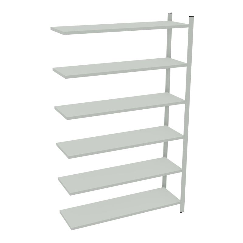 RAYONNAGE H200XL120CM - 6 TAB- GALVANISE - ELEMENT SUIVANT