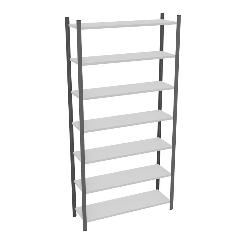 RAYONNAGE H250XL120CM - 7 TAB- PEINT - ELEMENT DEPART