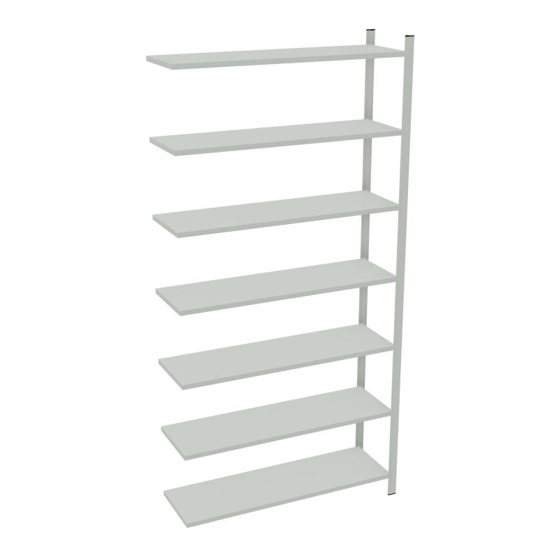 RAYONNAGE H250XL120CM - 7 TAB- GALVANISE - ELEMENT SUIVANT