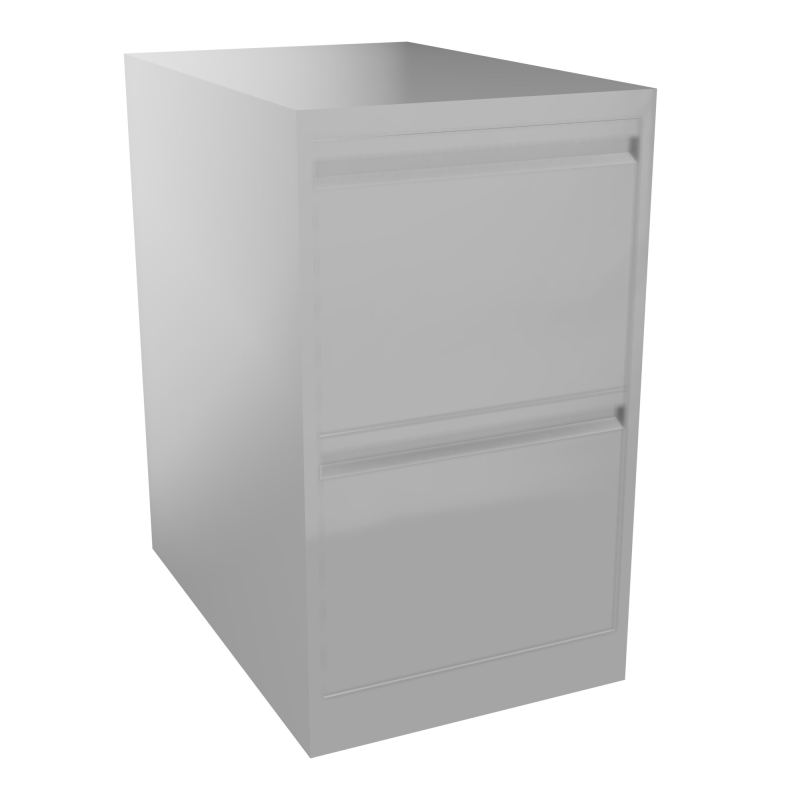CLASSEUR A TIROIRS A4 2T H71,1 L41,3 P62,2CM GRIS ALU SB