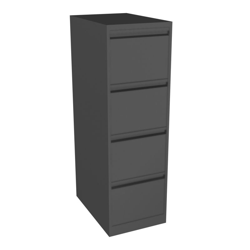 CLASSEUR A TIROIRS A4 4T H132,4 L41,3 P62,2CM GRIS ANTHRA.SC