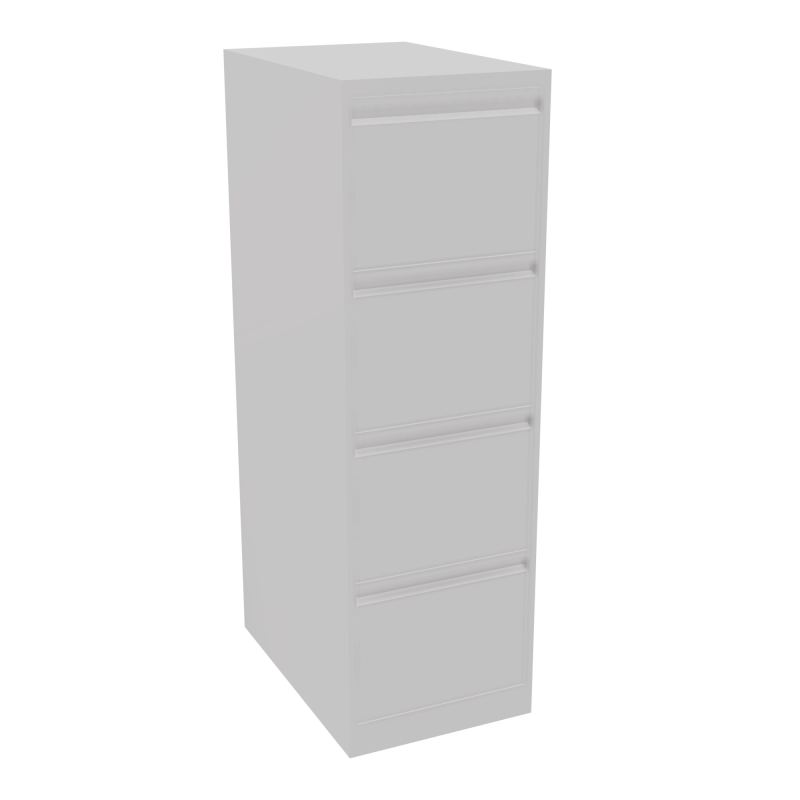 CLASSEUR A TIROIRS A4 4T H132,4 L41,3 P62,2CM GRIS CLAIR SD