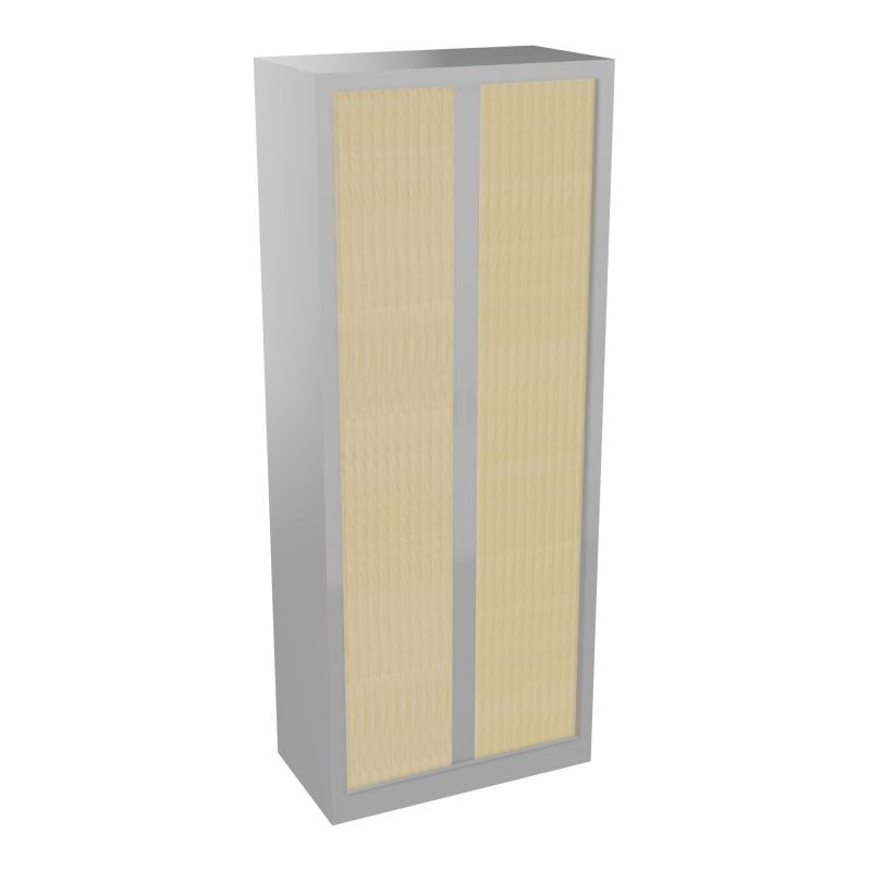 ARMOIRE À RIDEAUX H. 198 X L. 80 X P. 43 CM  - EQUIPEE DE 4 TABLETTES