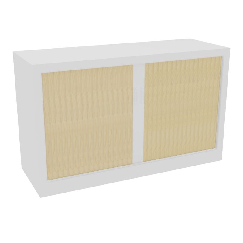 ARMOIRE À RIDEAUX H. 72,6 X L. 120 X P. 43 CM  - EQUIPEE DE 1 TABLETTES