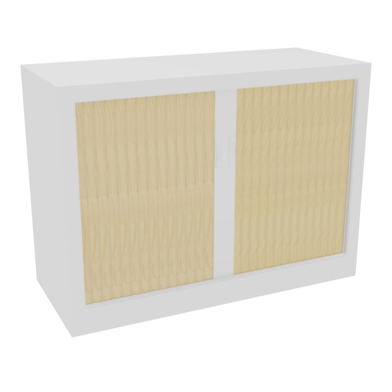 ARMOIRE À RIDEAUX H. 72,6 X L. 100 X P. 43 CM  - EQUIPEE DE 1 TABLETTES