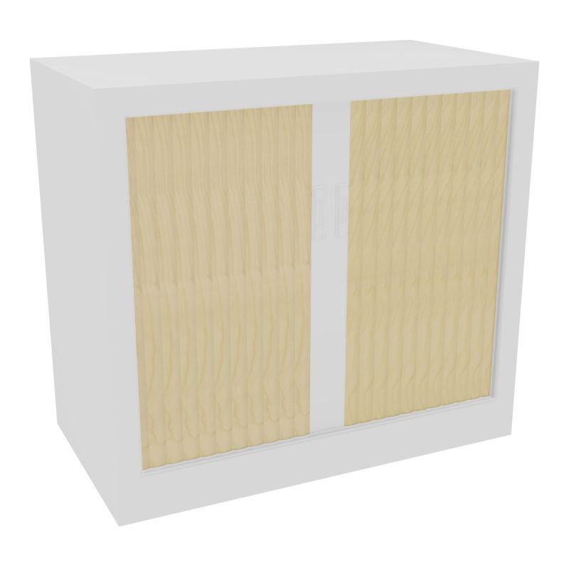 ARMOIRE À RIDEAUX H. 72,6 X L. 80 X P. 43 CM  - EQUIPEE DE 1 TABLETTES