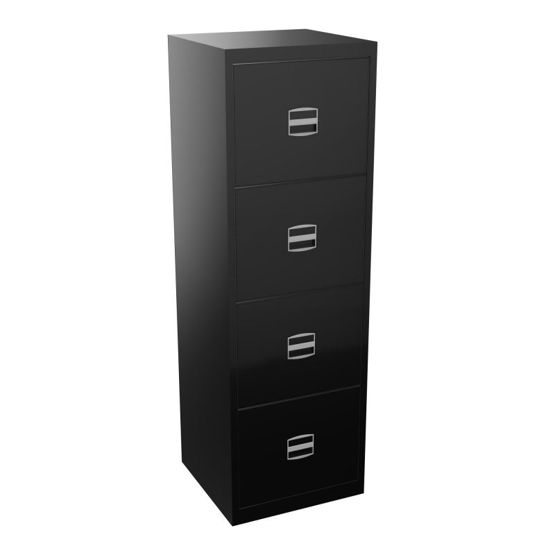 CLASSEUR 4T DS H128,2 L41,3 P40CM NOIR SG