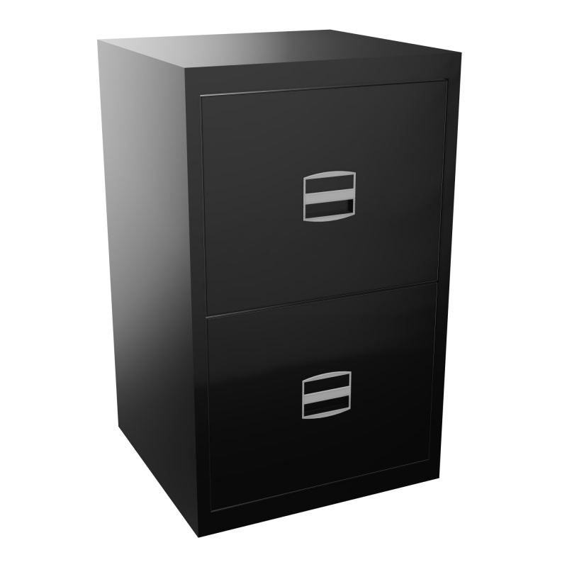 CLASSEUR 2T DS H67,2 L41,3 P40CM NOIR SG