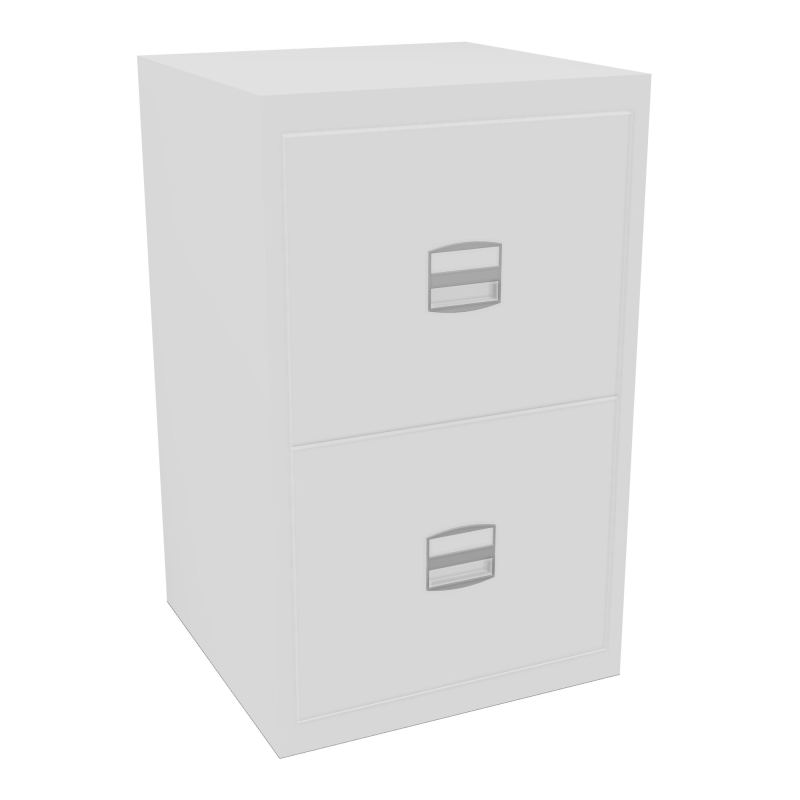 CLASSEUR 2T DS H67,2 L41,3 P40CM BLANC SO