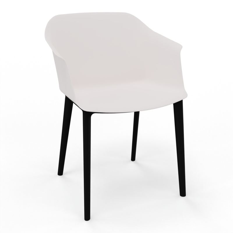 SCOTT FAUTEUIL 4 PIEDS PP COQUE POLYPRO PB SV