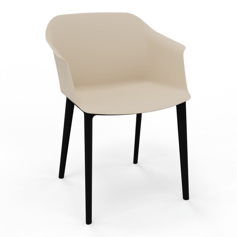 SCOTT FAUTEUIL 4 PIEDS PP COQUE POLYPRO QW SV