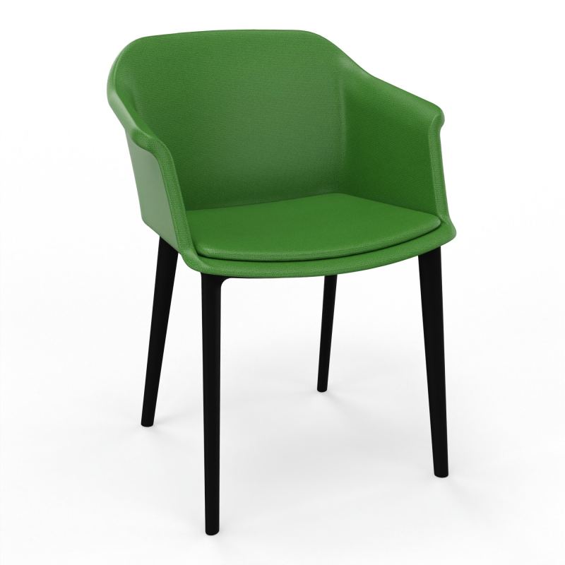 SCOTT FAUTEUIL TISSU 4 PIEDSPOLYPRO A1 SV