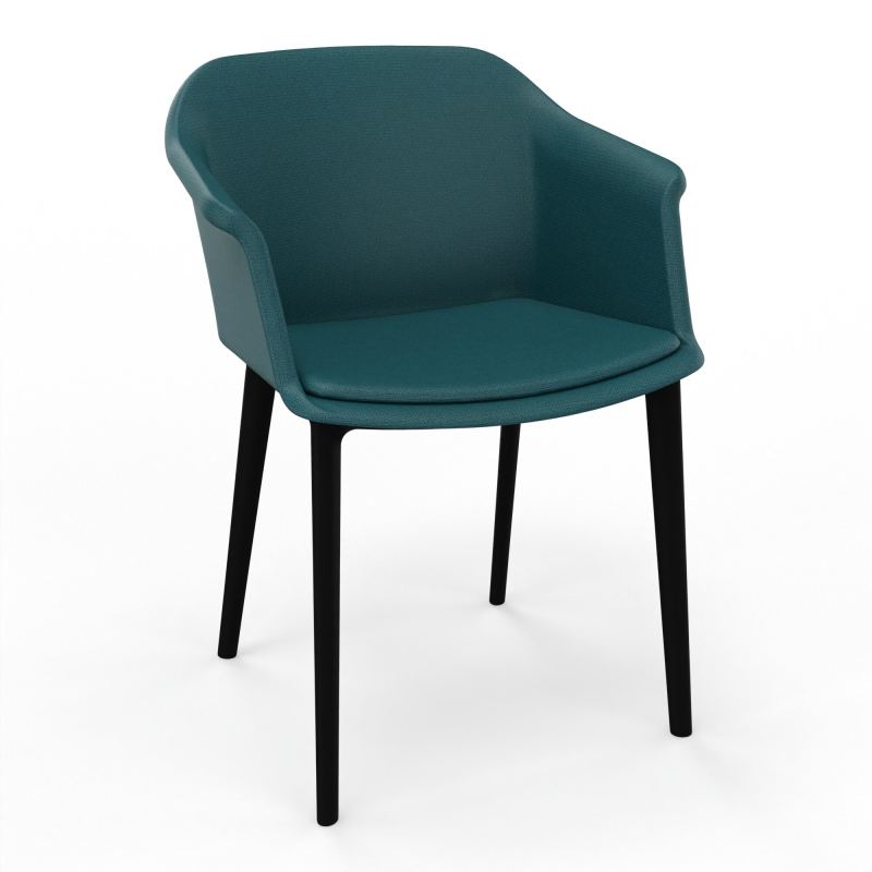 SCOTT FAUTEUIL TISSU 4 PIEDSPOLYPRO A4 SV