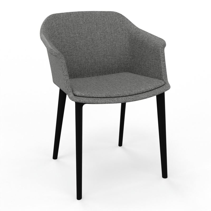 SCOTT FAUTEUIL TISSU 4 PIEDSPOLYPRO B1 SV