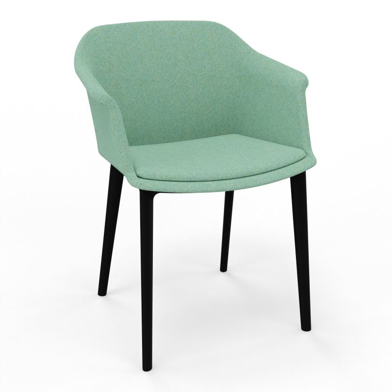 SCOTT FAUTEUIL TISSU 4 PIEDSPOLYPRO DF SV