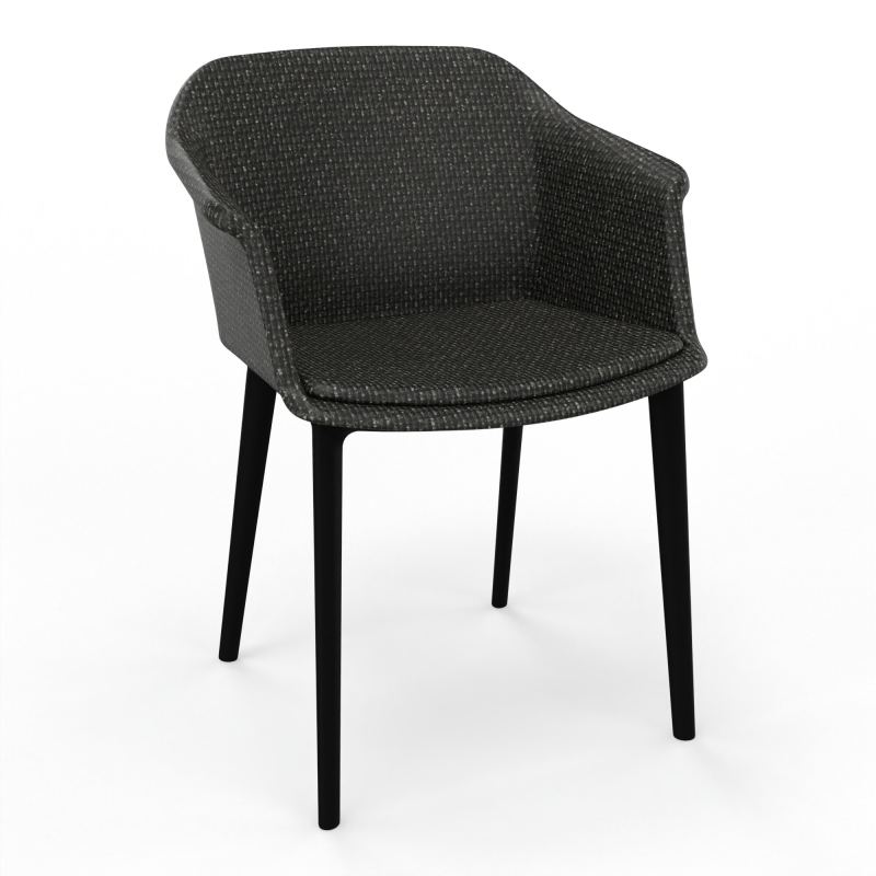 SCOTT FAUTEUIL TISSU 4 PIEDSPOLYPRO T9 SV