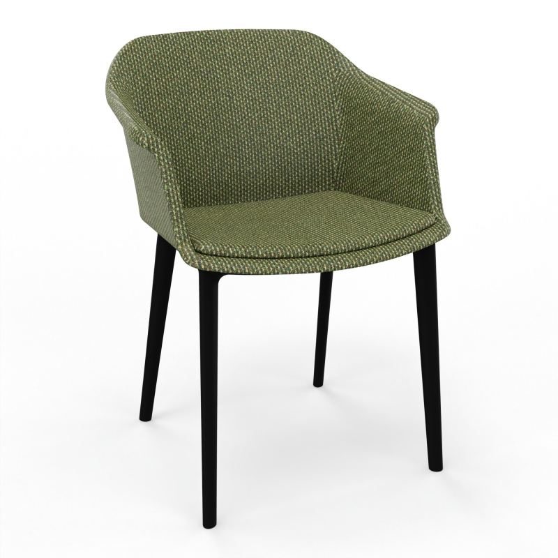 SCOTT FAUTEUIL TISSU 4 PIEDSPOLYPRO TU SV