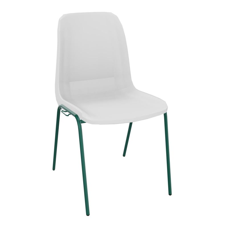 MEETING+ CHAISE 4P COQUE NORMA LE POLYPRO SANS PIECES D'ACCROCHES PT SW