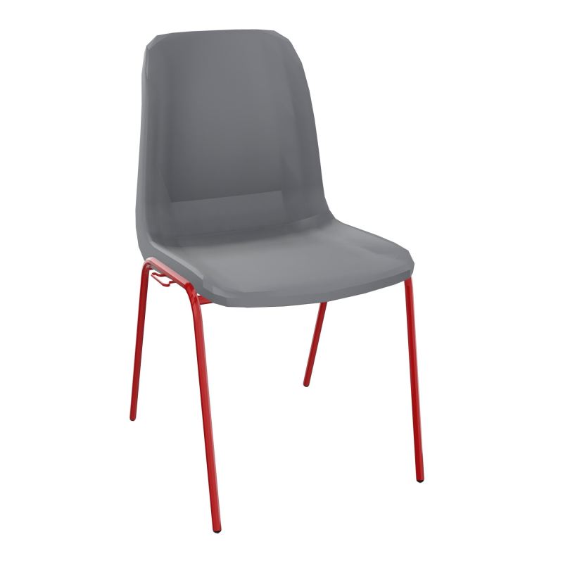 MEETING+ CHAISE 4P COQUE NORMA LE POLYPRO SANS PIECES D'ACCROCHES PY ZY