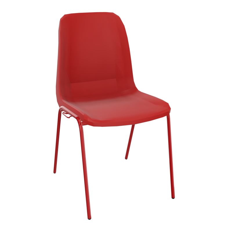MEETING+ CHAISE 4P COQUE NORMA LE POLYPRO SANS PIECES D'ACCROCHES PZ ZY