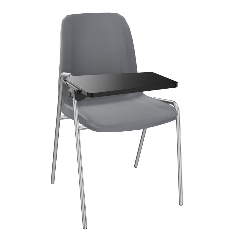 MEETING+ CHAISE 4P+ACCOTOIRSCOQUE NORMALE POLYPRO SANS PIECES D'ACCROCHES PY SQ