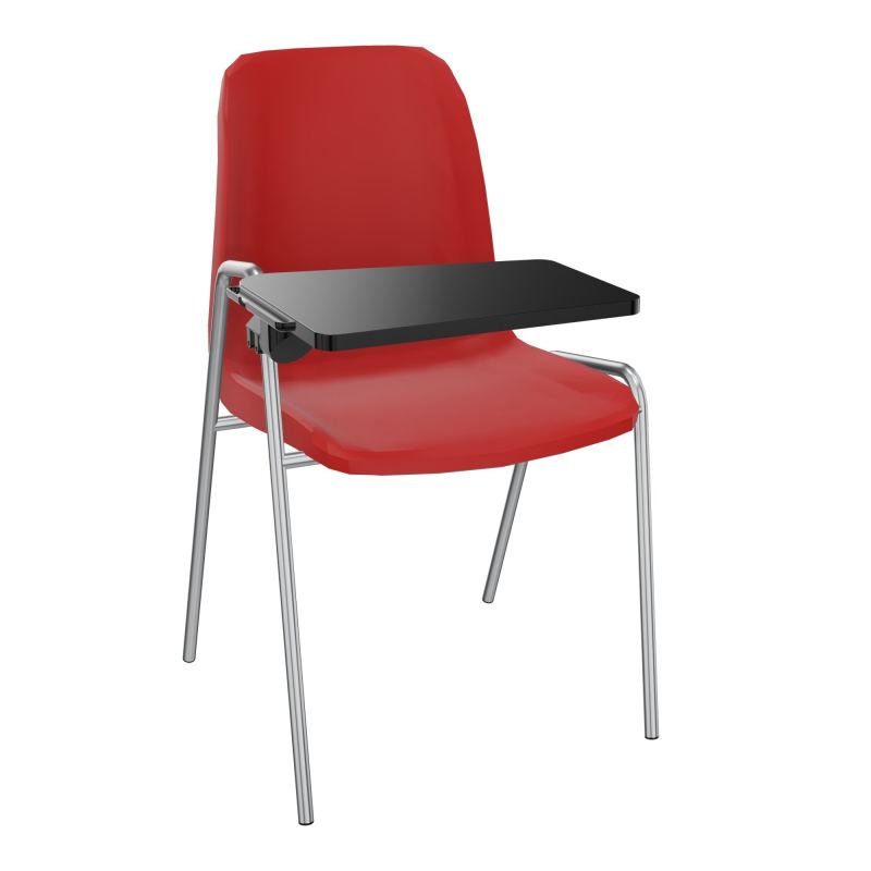 MEETING+ CHAISE 4P+ACCOTOIRSCOQUE NORMALE POLYPRO SANS PIECES D'ACCROCHES PZ SQ