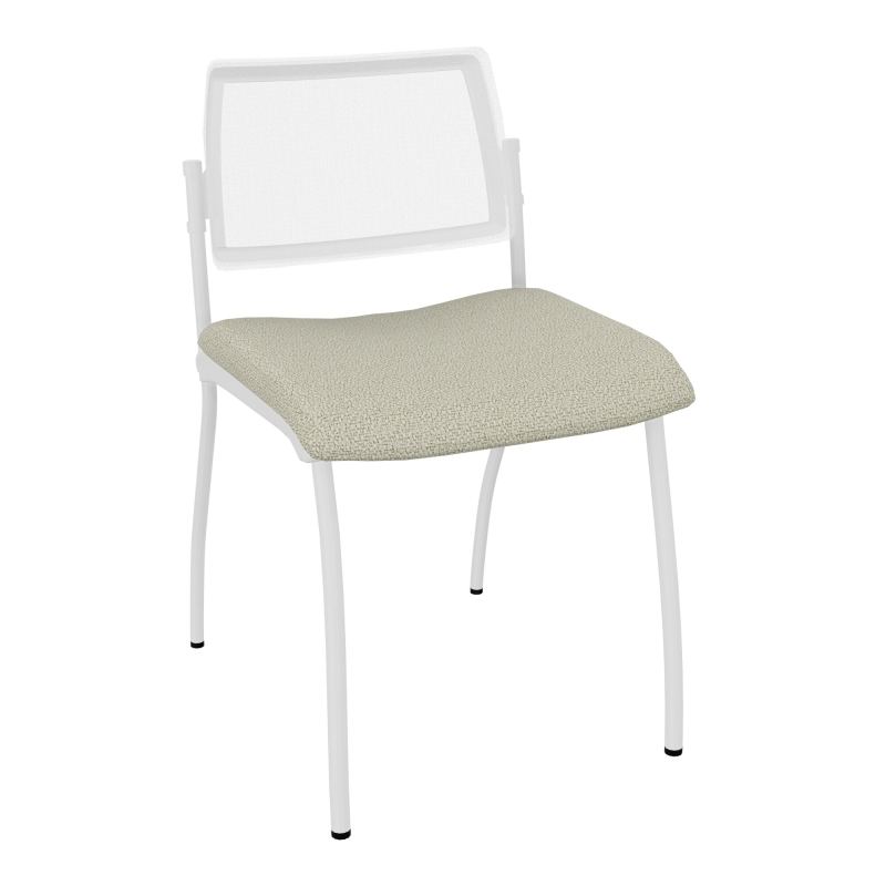 CHAISE INVENTIV 4 PIEDS FIN DOSSIER AVEC CONTRE - COQUE - ASSISE A2 SP UM