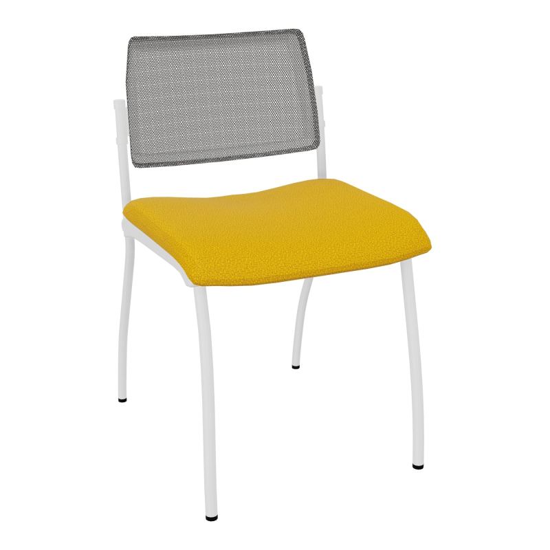 CHAISE INVENTIV 4 PIEDS FIN DOSSIER AVEC CONTRE - COQUE - ASSISE A5 SP UH