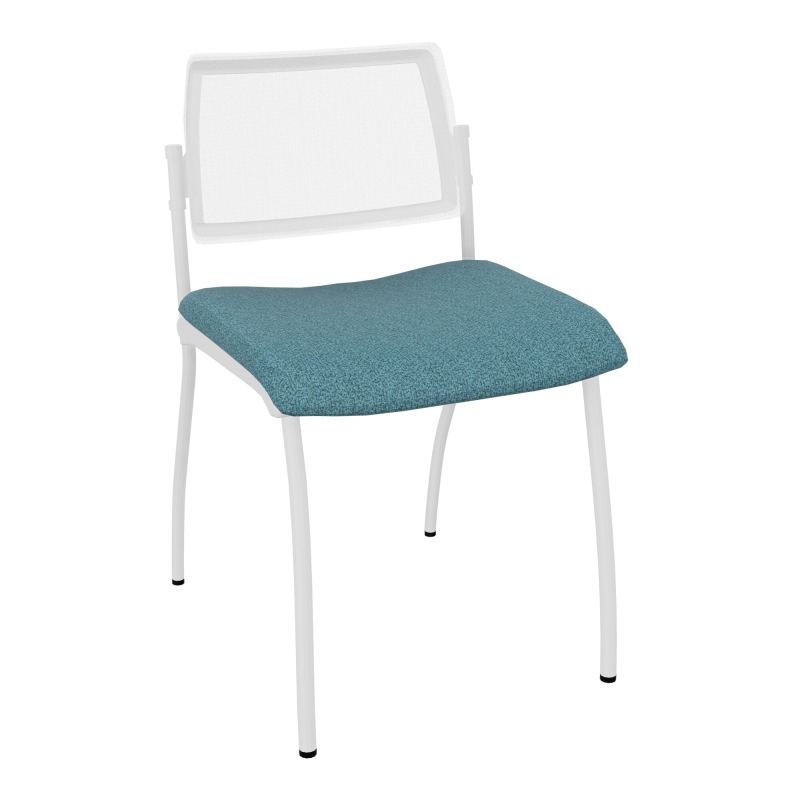 CHAISE INVENTIV 4 PIEDS FIN DOSSIER AVEC CONTRE - COQUE - ASSISE B4 SP UM