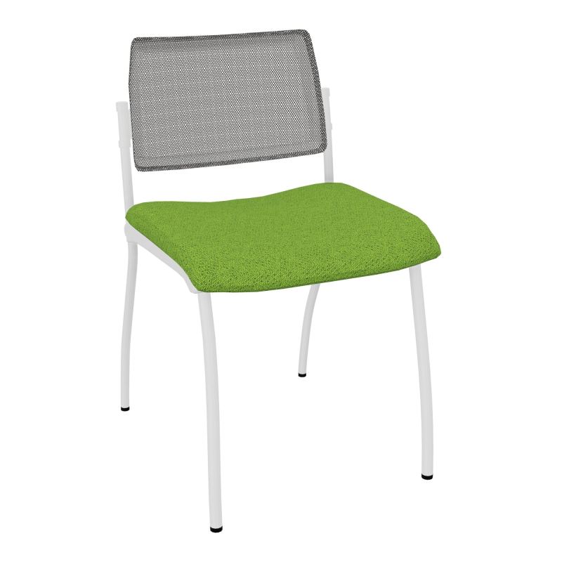 CHAISE INVENTIV 4 PIEDS FIN DOSSIER AVEC CONTRE - COQUE - ASSISE BK SP UH