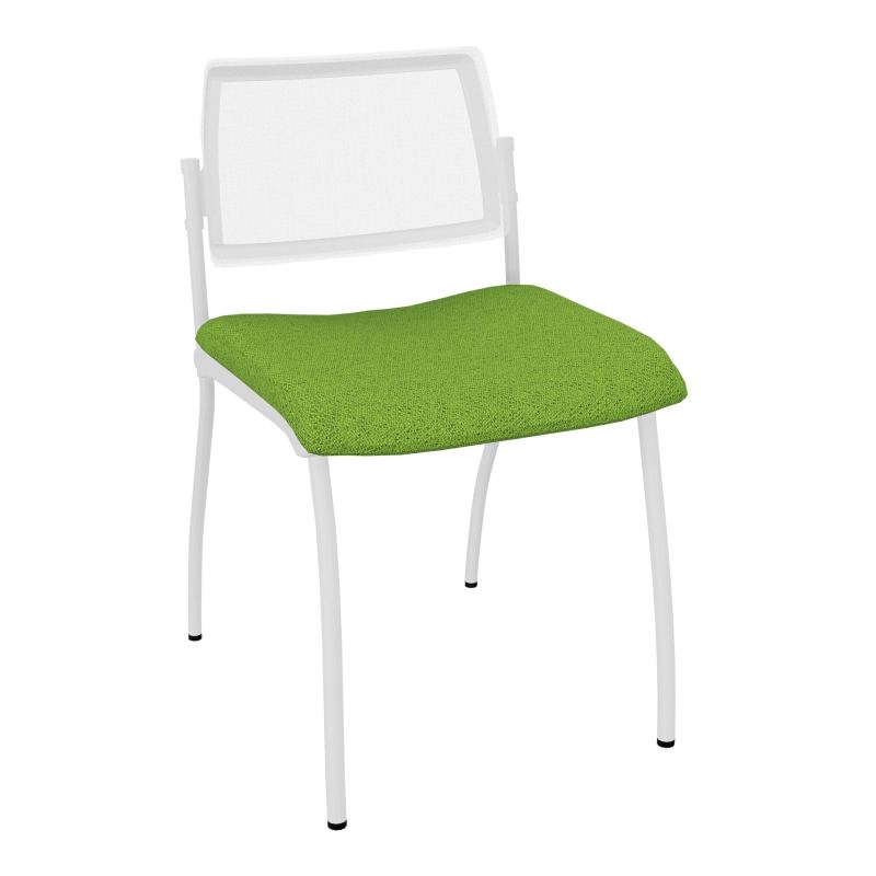 CHAISE INVENTIV 4 PIEDS FIN DOSSIER AVEC CONTRE - COQUE - ASSISE BK SP UM