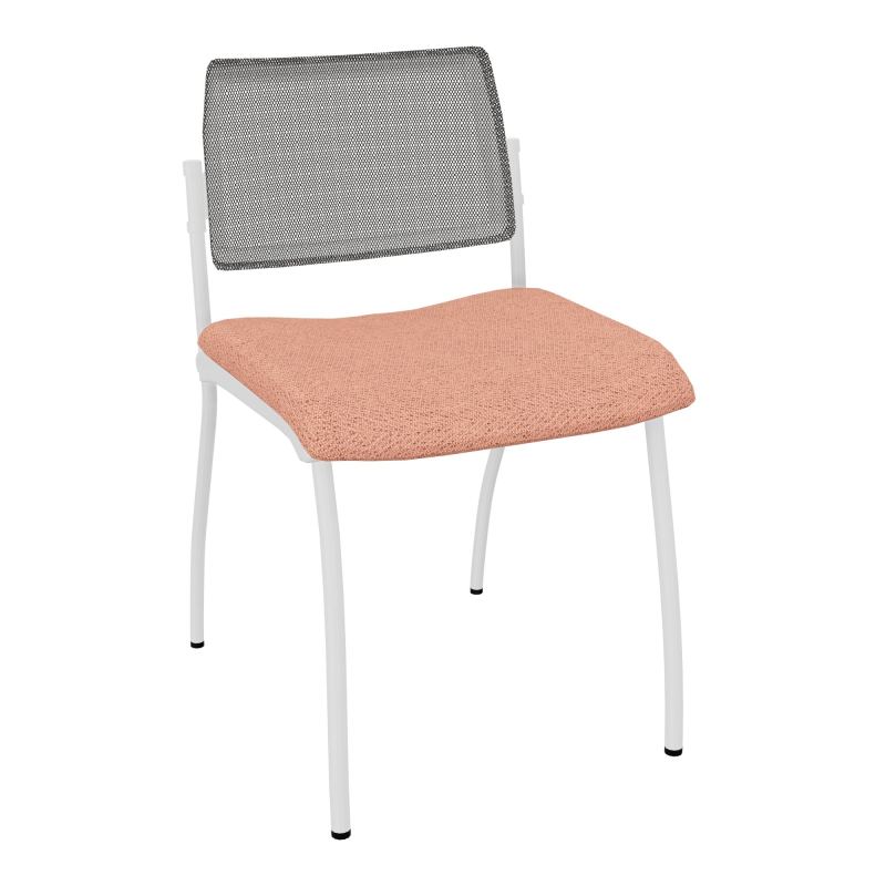 CHAISE INVENTIV 4 PIEDS FIN DOSSIER AVEC CONTRE - COQUE - ASSISE BL SP UH