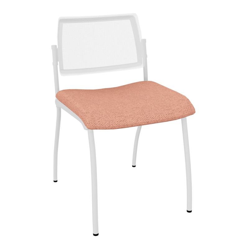 CHAISE INVENTIV 4 PIEDS FIN DOSSIER AVEC CONTRE - COQUE - ASSISE BL SP UM
