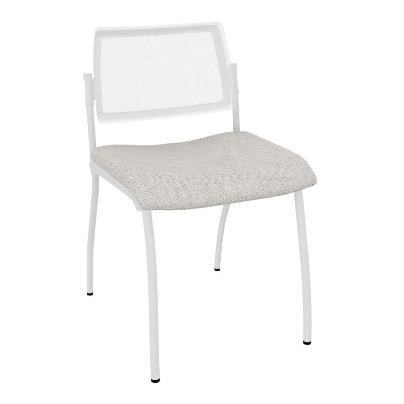 CHAISE INVENTIV 4 PIEDS FIN DOSSIER AVEC CONTRE - COQUE - ASSISE BM SP UM