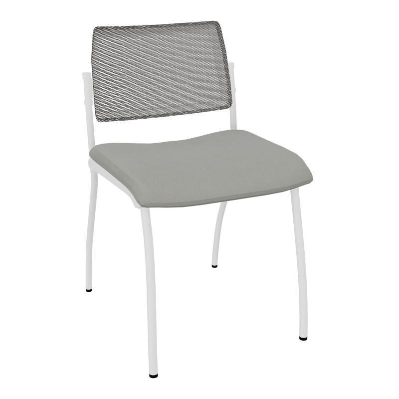 CHAISE INVENTIV 4 PIEDS FIN DOSSIER AVEC CONTRE - COQUE - ASSISE CA SP UH