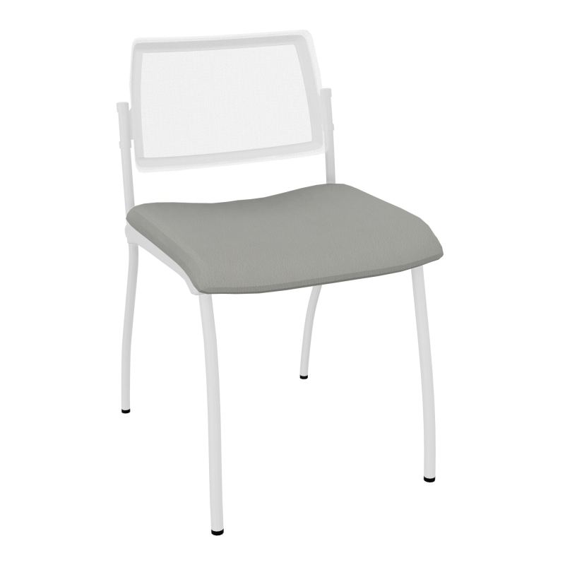 CHAISE INVENTIV 4 PIEDS FIN DOSSIER AVEC CONTRE - COQUE - ASSISE CA SP UM
