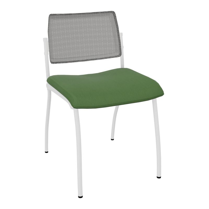 CHAISE INVENTIV 4 PIEDS FIN DOSSIER AVEC CONTRE - COQUE - ASSISE CE SP UH