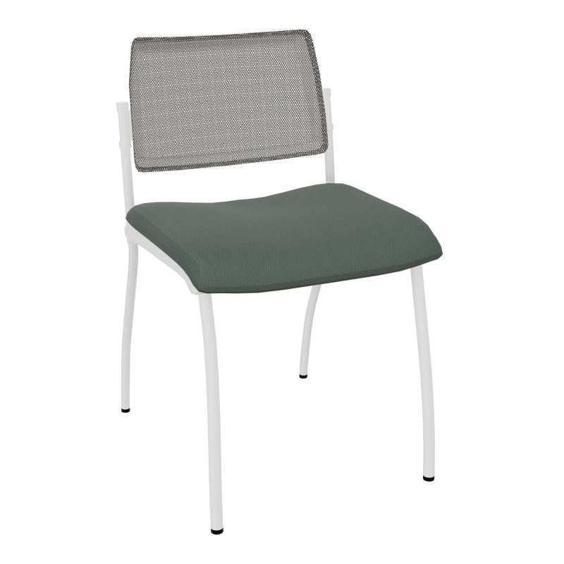 CHAISE INVENTIV 4 PIEDS FIN DOSSIER AVEC CONTRE - COQUE - ASSISE CF SP UH