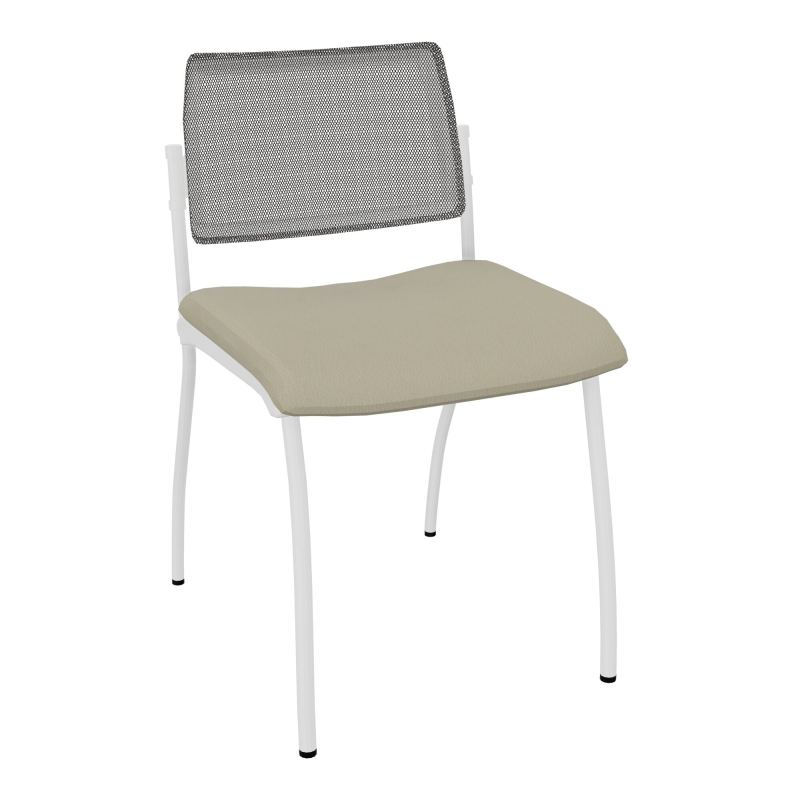 CHAISE INVENTIV 4 PIEDS FIN DOSSIER AVEC CONTRE - COQUE - ASSISE CG SP UH
