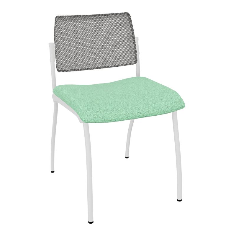 CHAISE INVENTIV 4 PIEDS FIN DOSSIER AVEC CONTRE - COQUE - ASSISE E4 SP UH