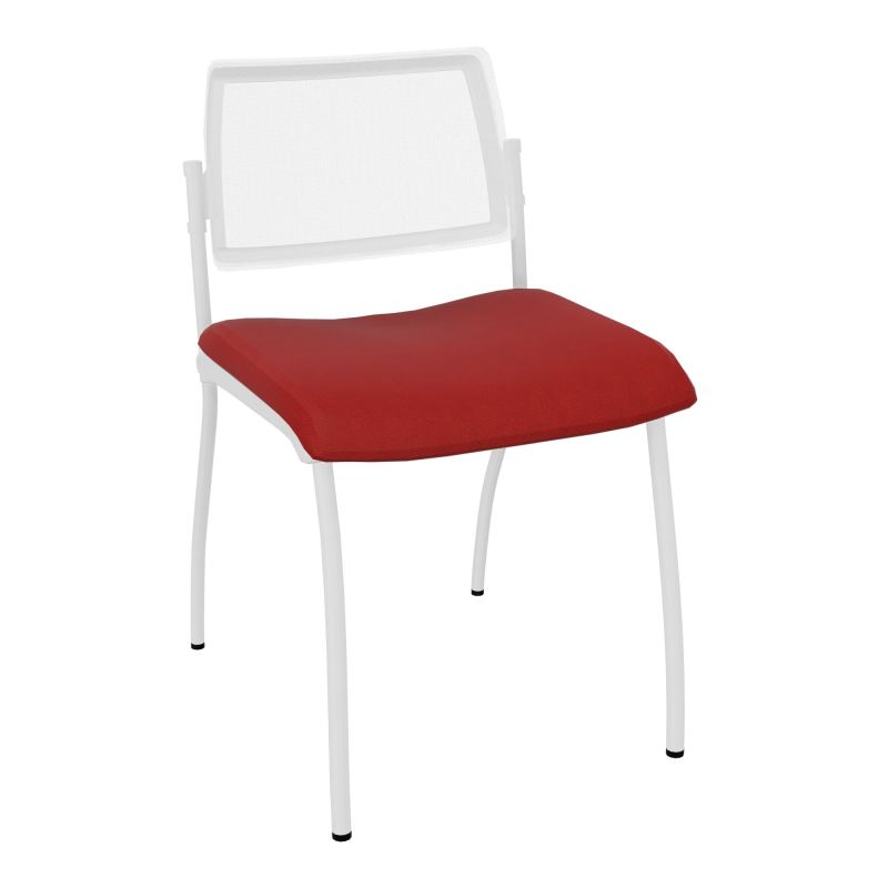 CHAISE INVENTIV 4 PIEDS FIN DOSSIER AVEC CONTRE - COQUE - ASSISE E6 SP UM