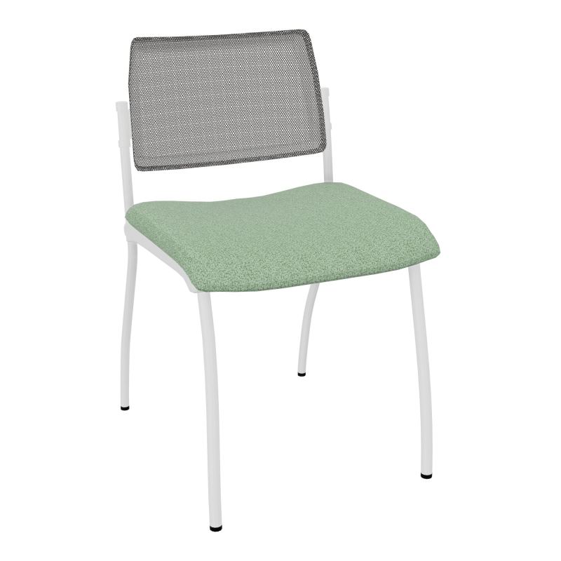CHAISE INVENTIV 4 PIEDS FIN DOSSIER AVEC CONTRE - COQUE - ASSISE E7 SP UH