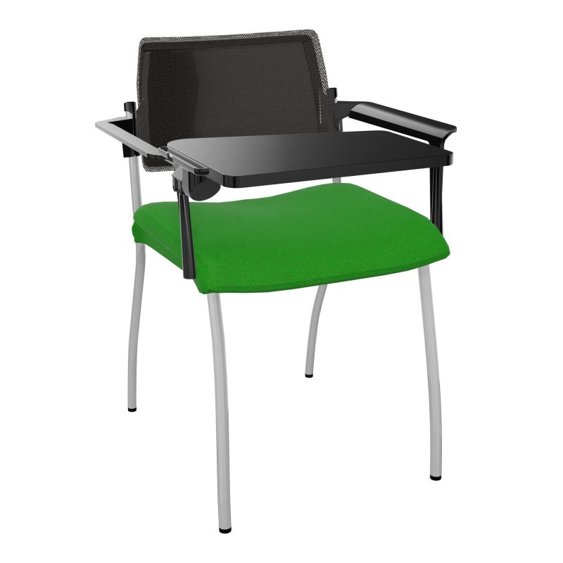 INVENTIV CHAISE 4P DOS NOIR+ACCOTOIRS+TABLET.ECRIT A DROITE - RESILLE A1 SB UH