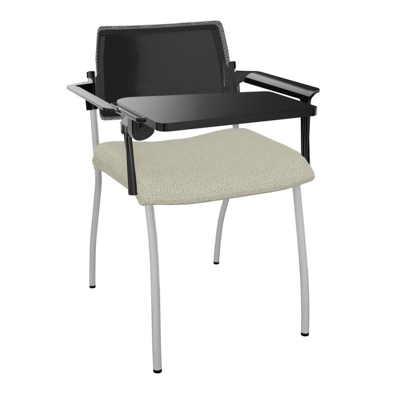 INVENTIV CHAISE 4P DOS NOIR+ACCOTOIRS+TABLET.ECRIT A DROITE - RESILLE A2 SB UH