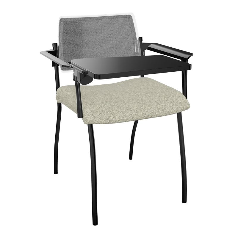 INVENTIV CHAISE 4P DOS NOIR+ACCOTOIRS+TABLET.ECRIT A DROITE - RESILLE A2 SG UM