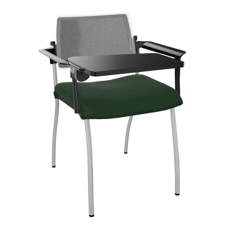 INVENTIV CHAISE 4P DOS NOIR+ACCOTOIRS+TABLET.ECRIT A DROITE - RESILLE A9 SB UM