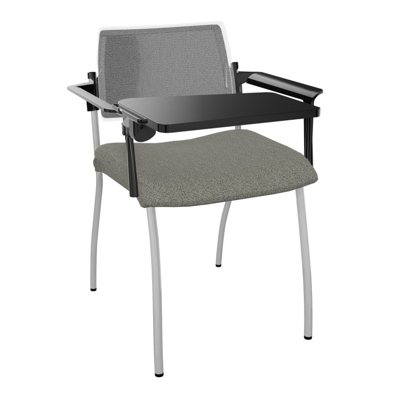 INVENTIV CHAISE 4P DOS NOIR+ACCOTOIRS+TABLET.ECRIT A DROITE - RESILLE B1 SB UM